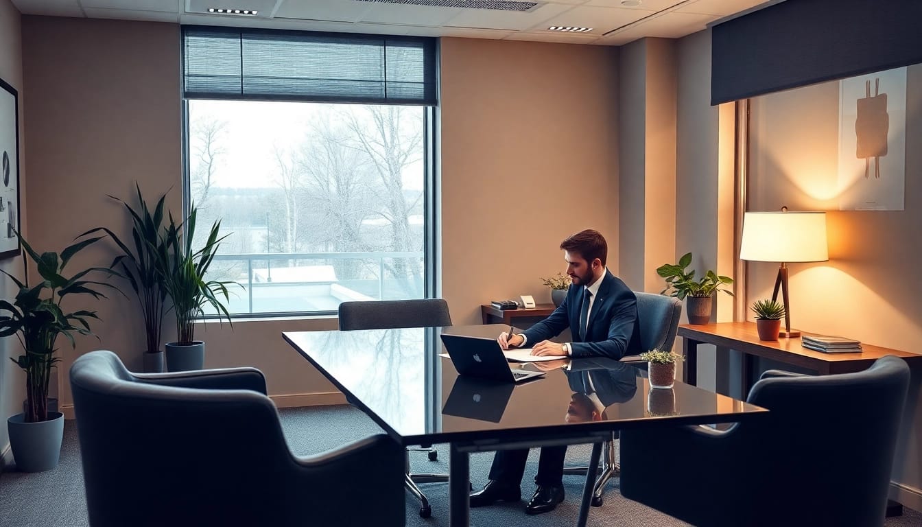 Die professionelle Umgebung eines Headhunter Nürnberg zeigt einen Personalberater bei der Lebenslaufanalyse.