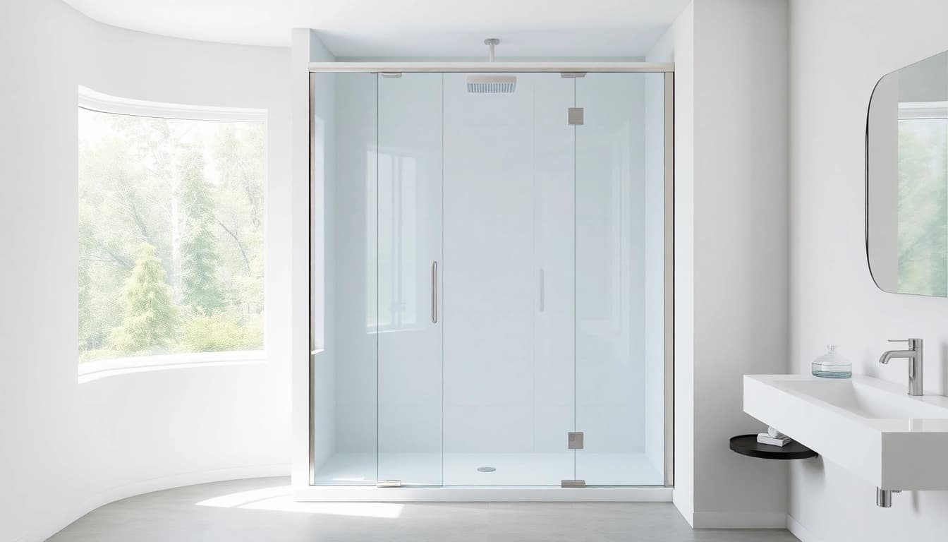 Erleben Sie die sonni Duschkabine 90x90 in einem modernen Badezimmer-Setup mit eleganten Details.