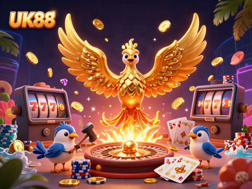 Experience thrilling gameplay and rewards with UK88's dynamic online casino atmosphere.