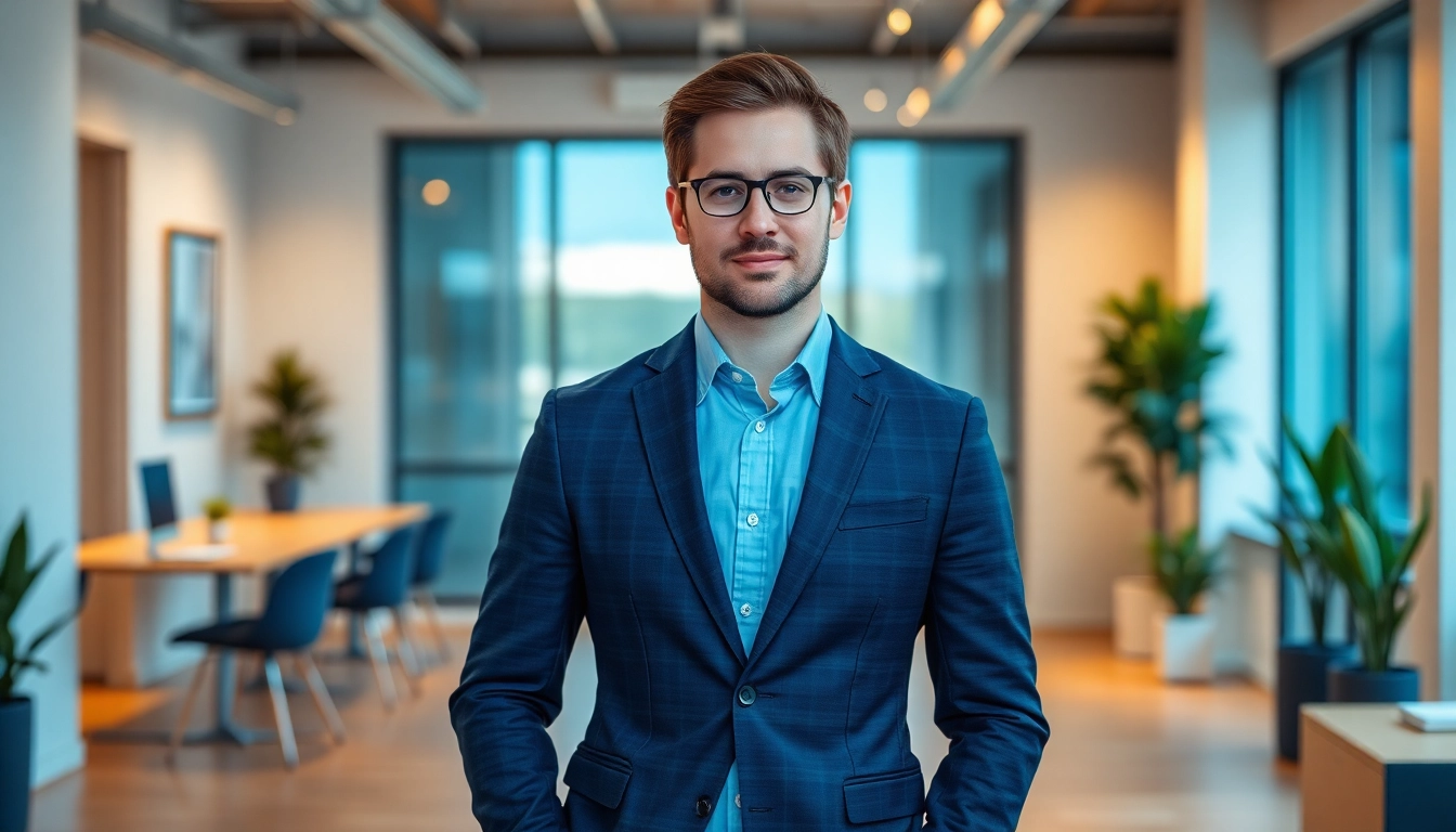 Headhunter Ingenieure präsentiert maßgeschneiderte Lösungen in einem modernen Büro.