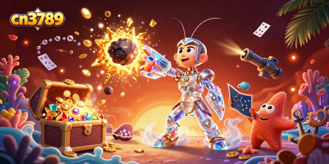 Experience thrilling wins with cn3789's galactic samurai and vibrant underwater treasures.