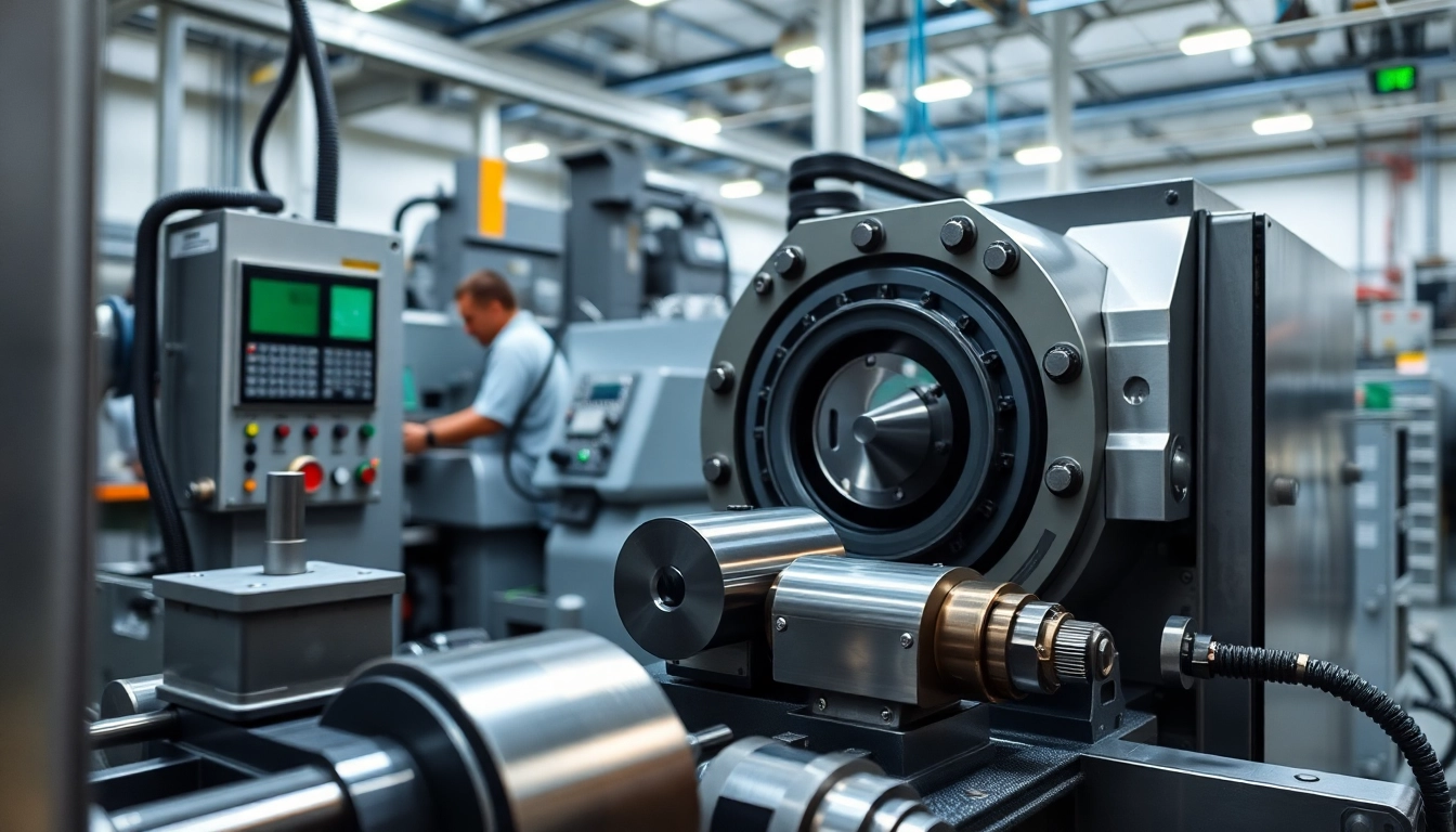 CNC drehen Maschine operation showcasing precision in metalworking