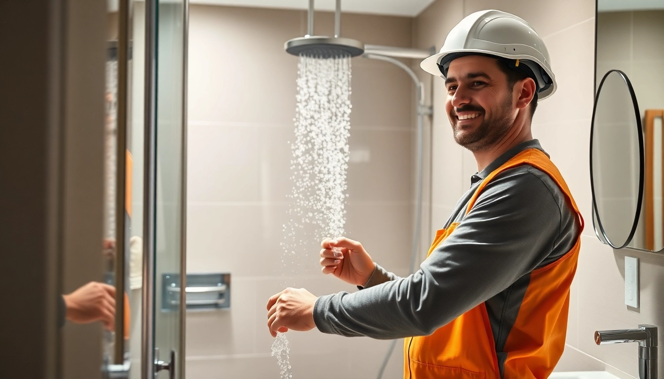 Meisterhafte Sanitärarbeiten mit unserem installateur notdienst in einem modernen Bad.