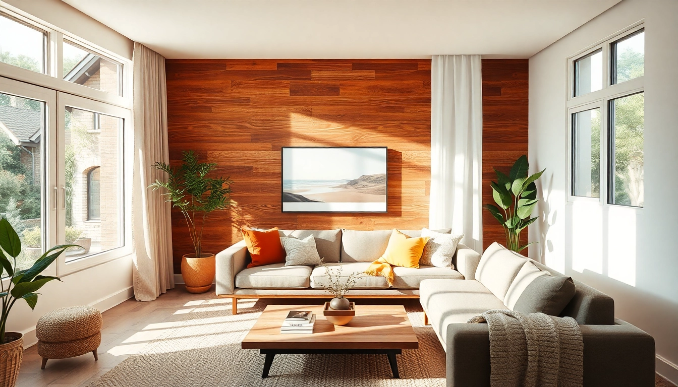 Einladendes Wohnzimmer mit kreativer Raumgestaltung, modernen Möbeln und lebendigen Farben.