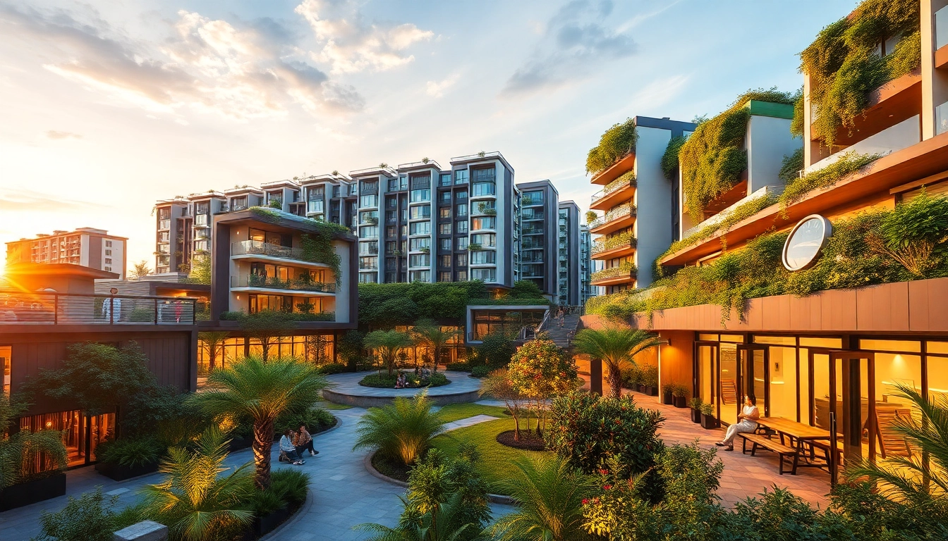 Tampines EC showcasing modern architecture amidst vibrant greenery.