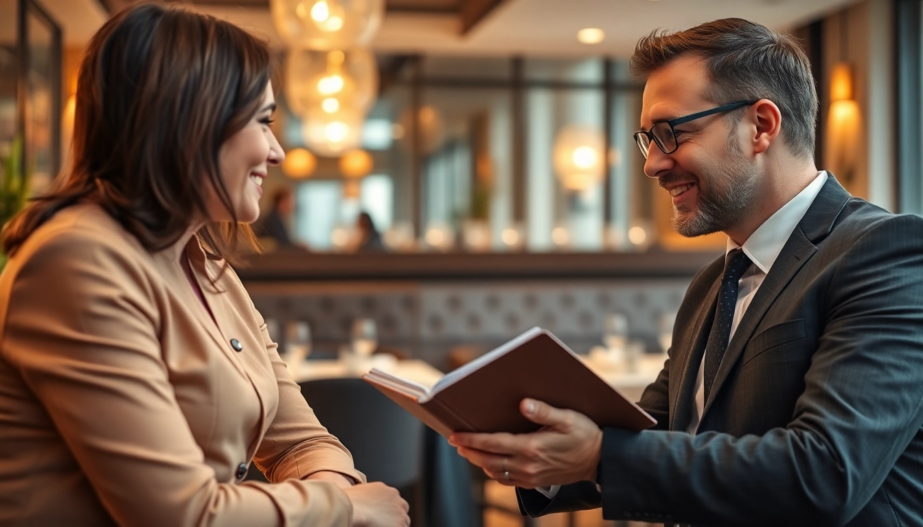 Headhunter Gastronomie berät Restaurantbesitzer in modernem Umfeld.