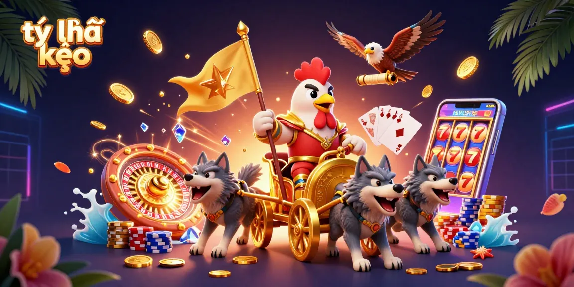 Experience dynamic tỷ lệ kèo excitement with a 3D rooster warlord leading an epic betting adventure.